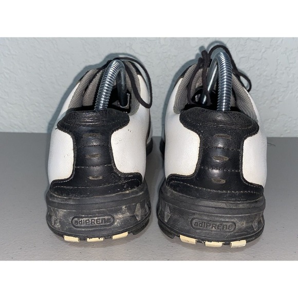 VTG Adidas 2004 Z-Traxion Torsion System Stripe Black White Golf Shoes Men Sz 9 - Picture 2 of 11